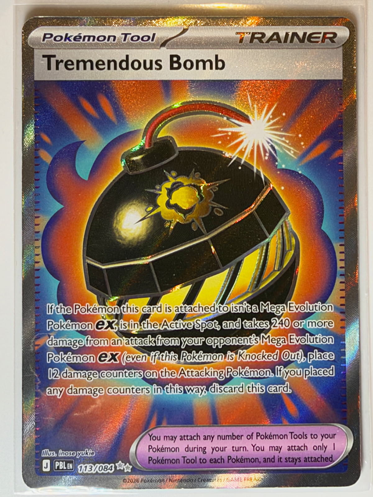Tremendous Bomb, Pitch Black