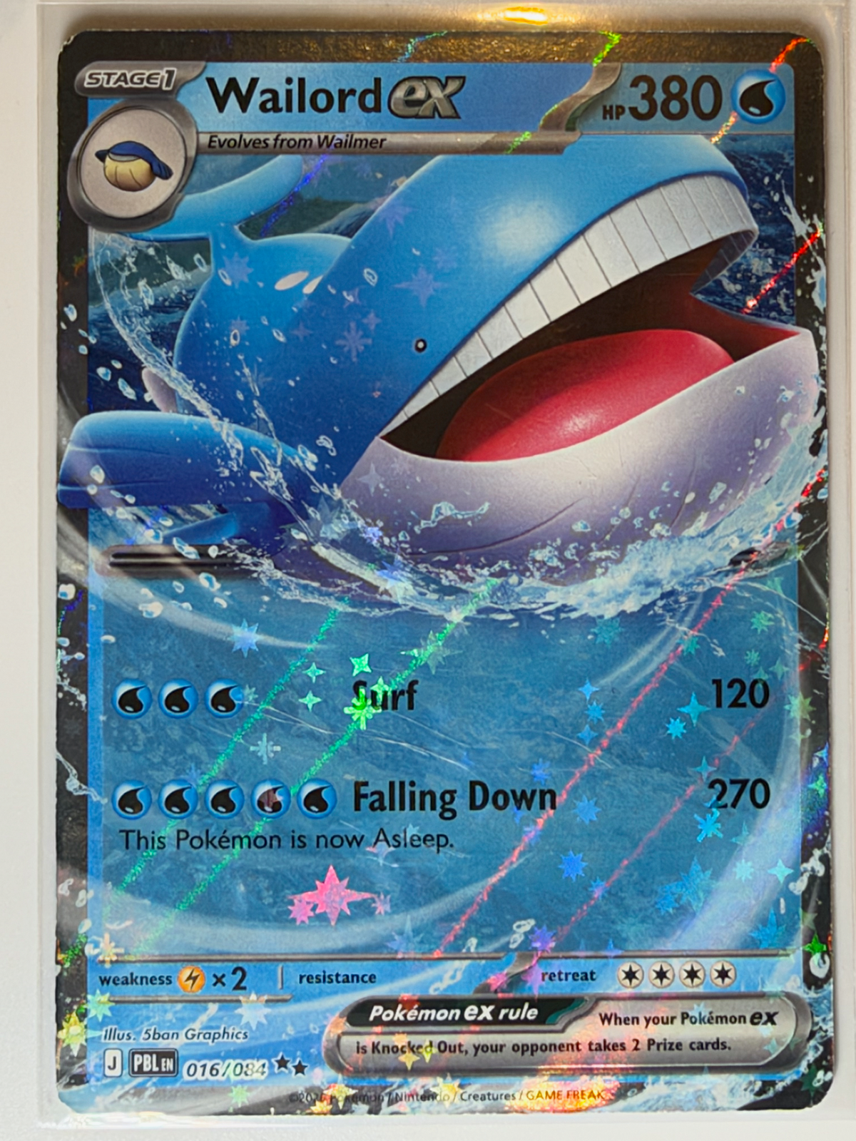 Wailord ex, Pitch Black