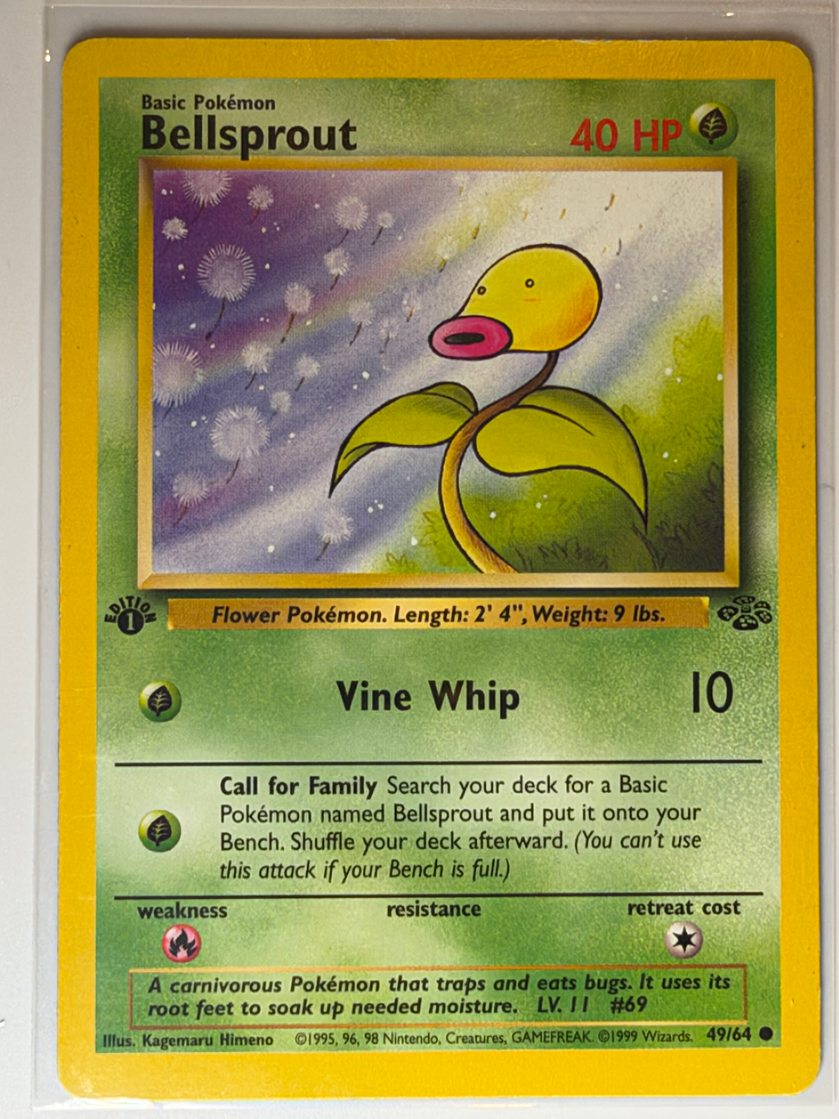 Bellsprout, Jungle 1st Edition