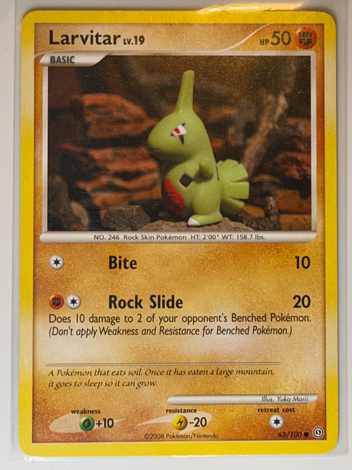 Larvitar, Stormfront