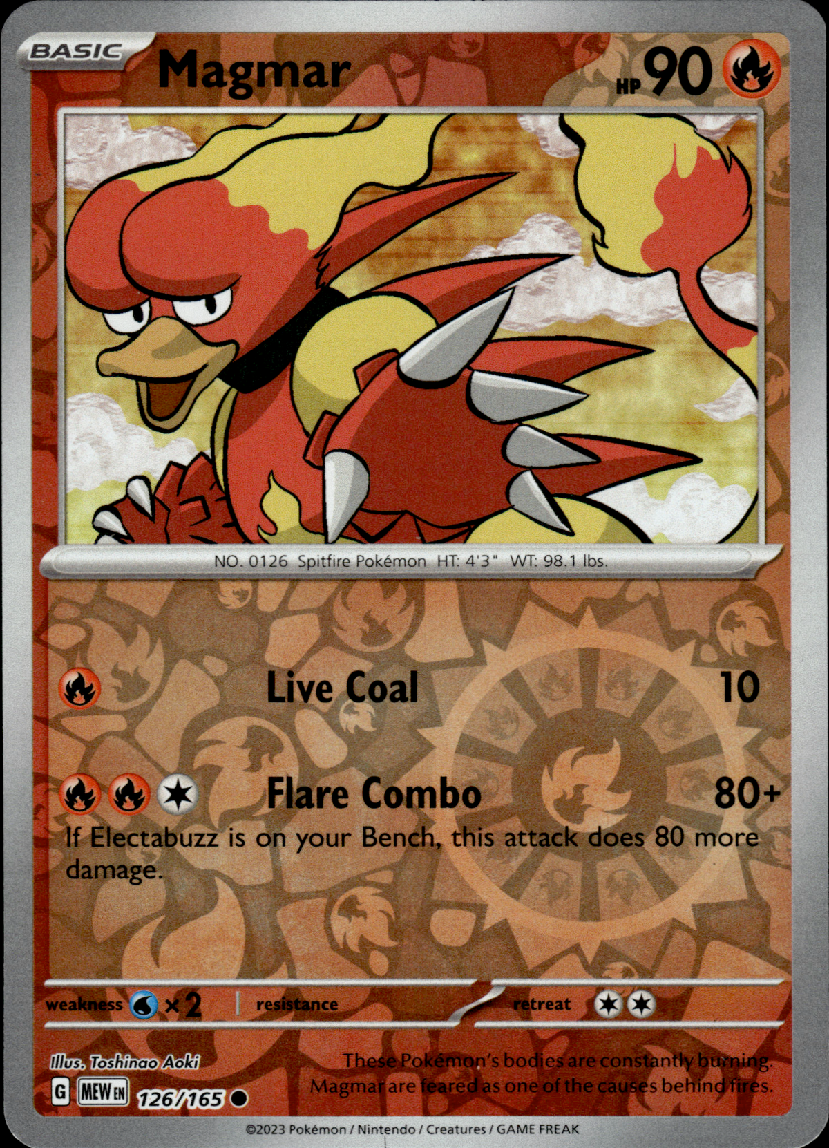Magmar, Scarlet & Violet 151