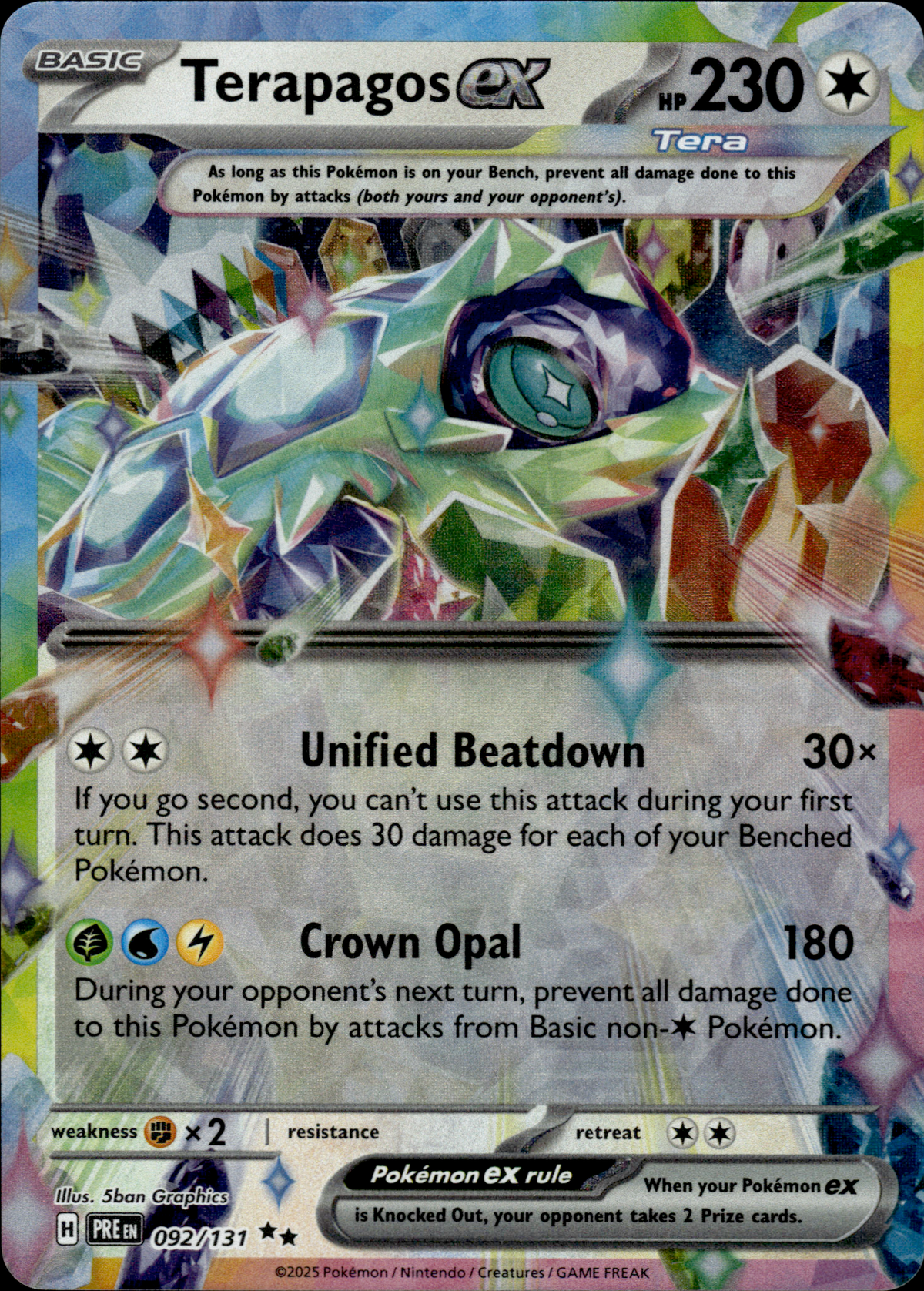 Terapagos ex, Prismatic Evolutions
