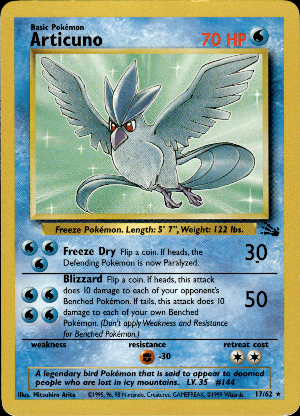 Articuno, Fossil Unlimited
