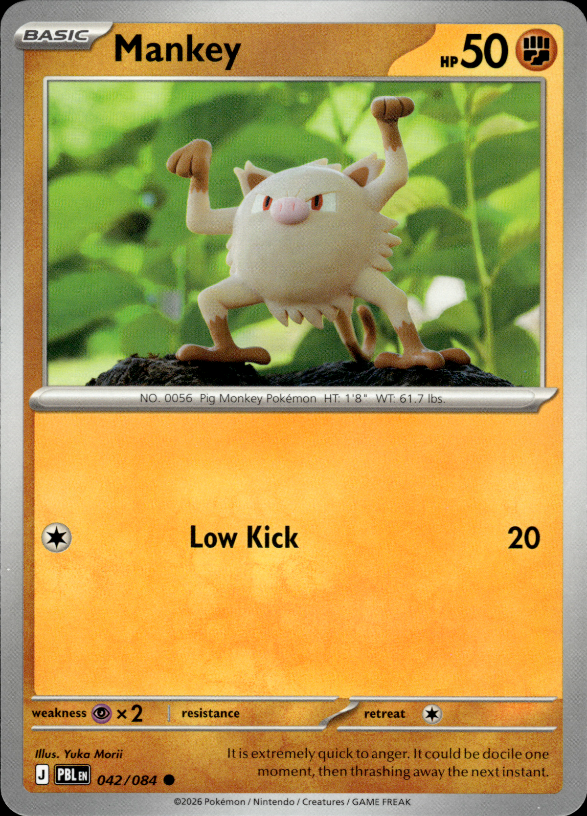 Mankey, Pitch Black