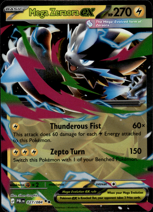 Mega Zeraora ex, Pitch Black