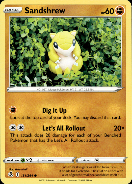 Sandshrew, Fusion Strike