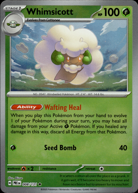 Whimsicott (Poke Ball), Prismatic Evolutions