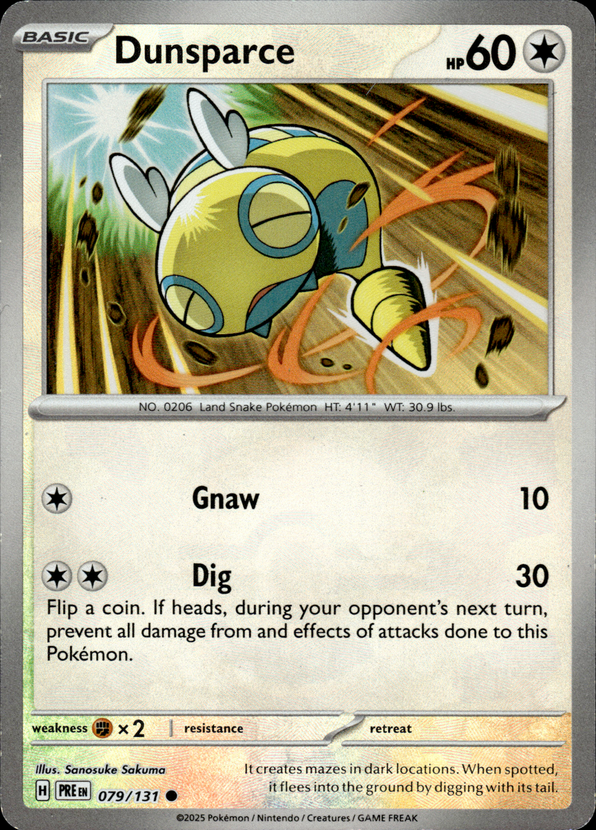 Dunsparce (Poke Ball), Prismatic Evolutions