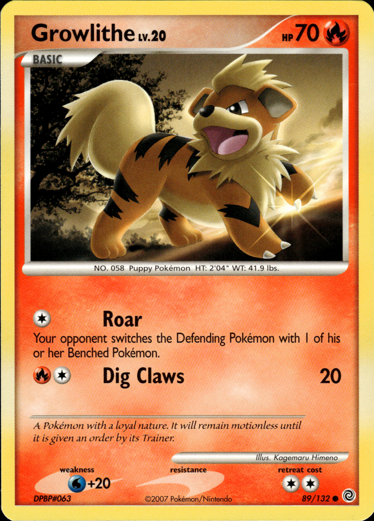 Growlithe, Secret Wonders